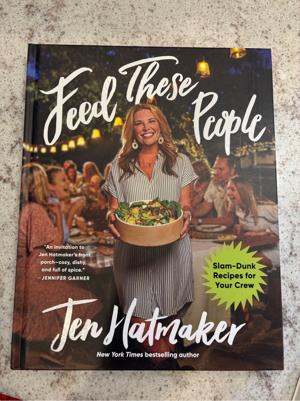 "Feed These People" Cookbook - Hardcover, Multicolor-perfect condition